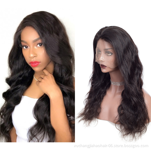 Full Cuticle Brazilian Virgin Hair Glueless HD Full Lace Wig with baby hair,100% virgin human hair full lace wig for black women
